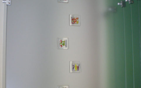 Separatore con Formelle Decorative